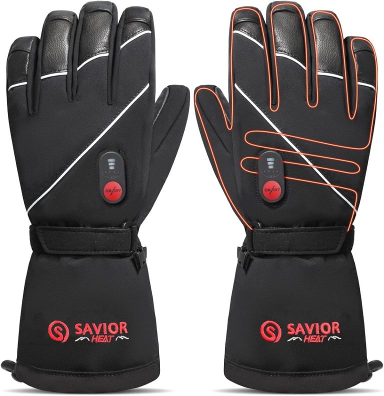 Gants Chauffants USB Rechargeables - Pour Ski, Randonnée, Vélo Hivernal, Avec Commande Tactile Et Poignet Ajustable - 7