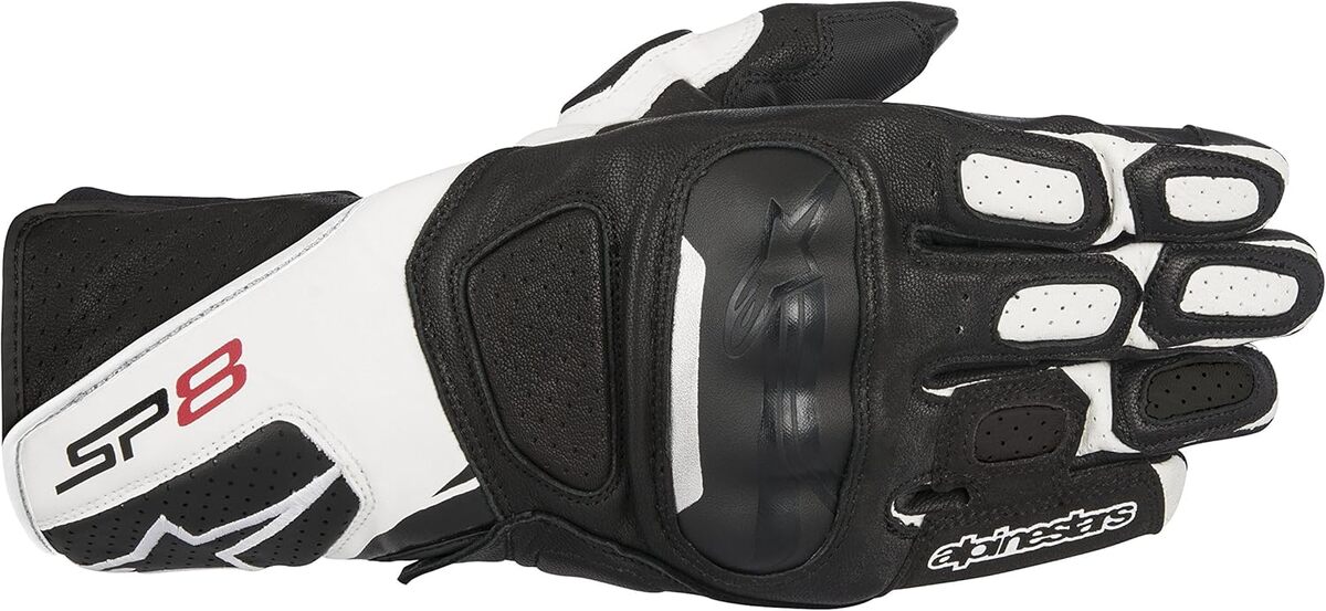 Test des gants moto Alpinestars SP-8 V2 en cuir pour hommes