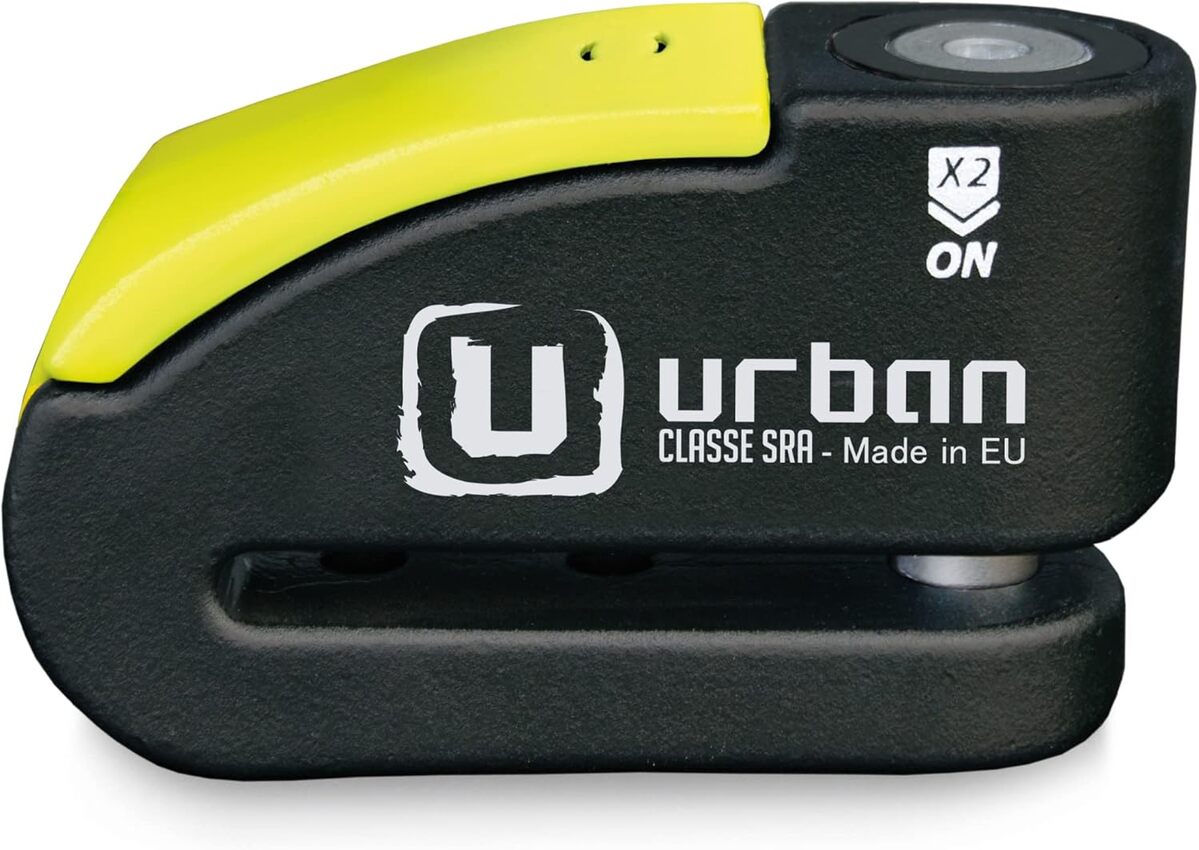 Test du bloque disque moto URBAN 999 : sécurité et alarme efficace