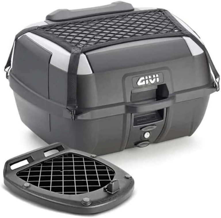 Coffre Moto GIVI 30 Litres Noir - Pour Scooter Et Petites Cylindrées | Avec Réflecteurs Et Kit De Fixation