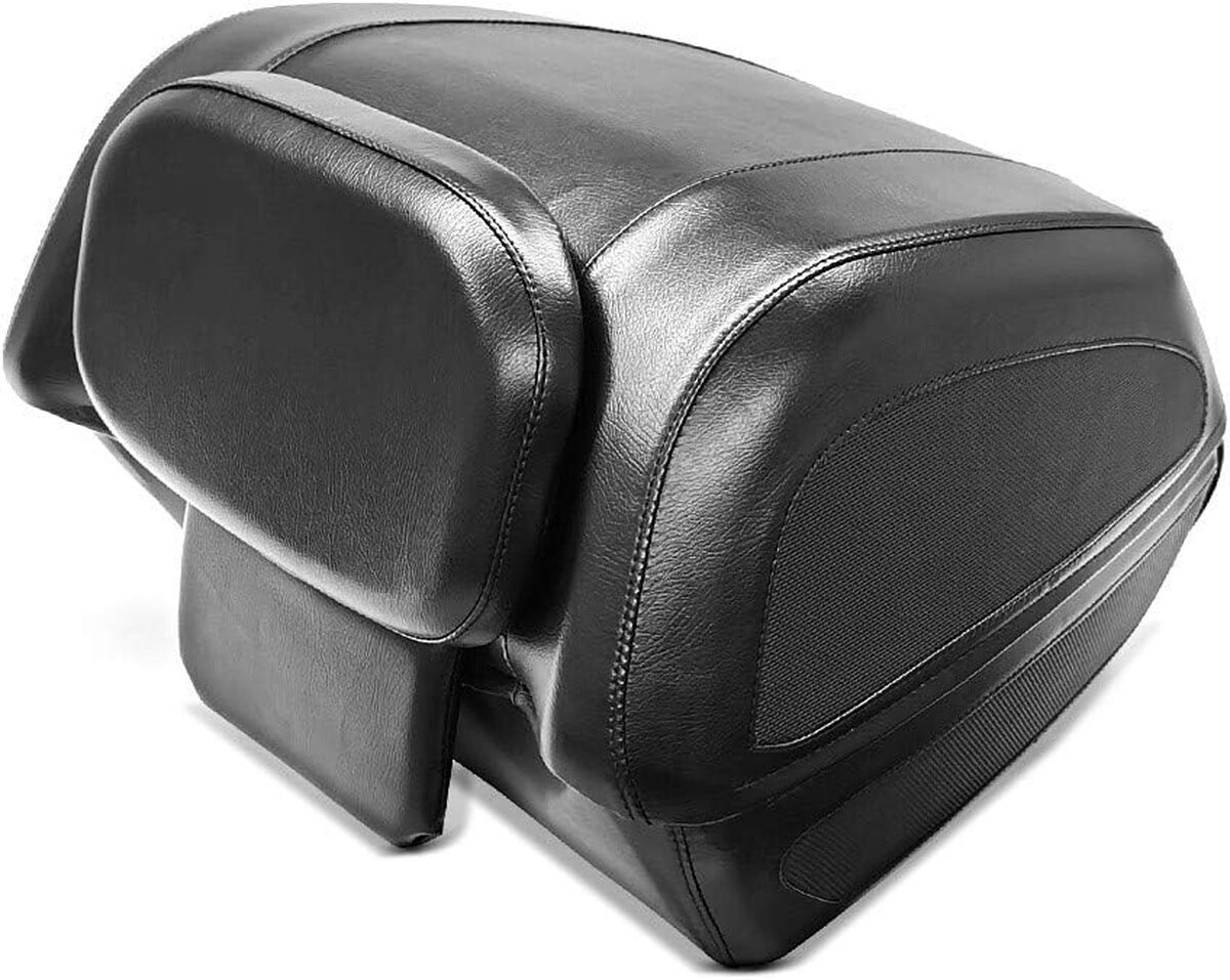 Test du top case moto Bauletto Custom avec support de montage