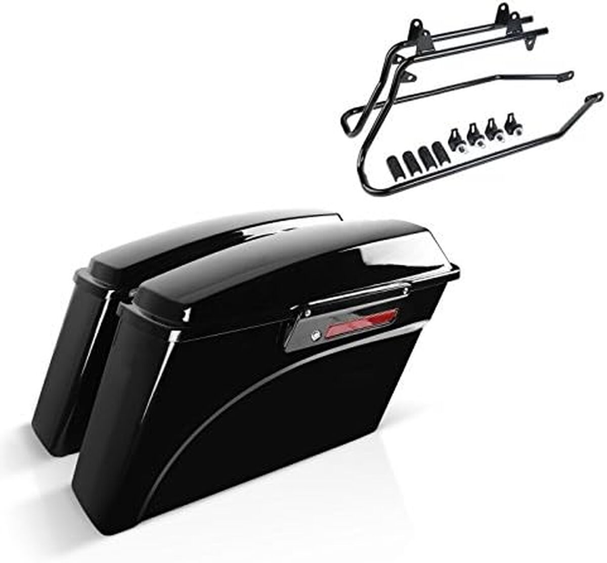 Test des sacoches latérales Latch pour Harley Davidson Heritage Softail Classic