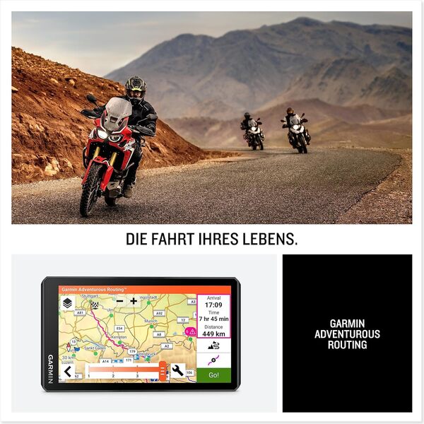 Garmin zūmo XT2 – GPS pour Moto Robuste, Noir