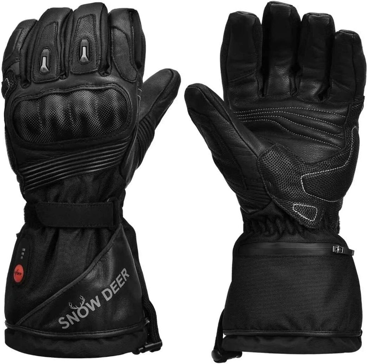 Test des gants chauffants moto à piles 7.4V rechargeables