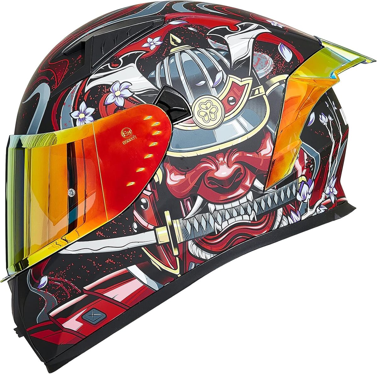 Test du casque moto intégral ILM ECE Z501, visière duale, coloris armor red