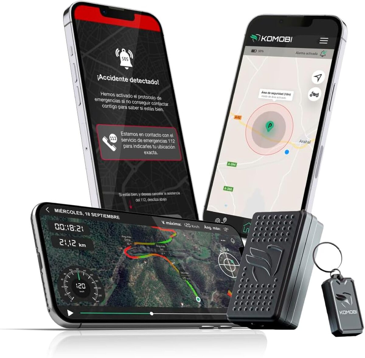 Test du KOMOBI Pro Plus : localisateur GPS moto avec alarme antivol