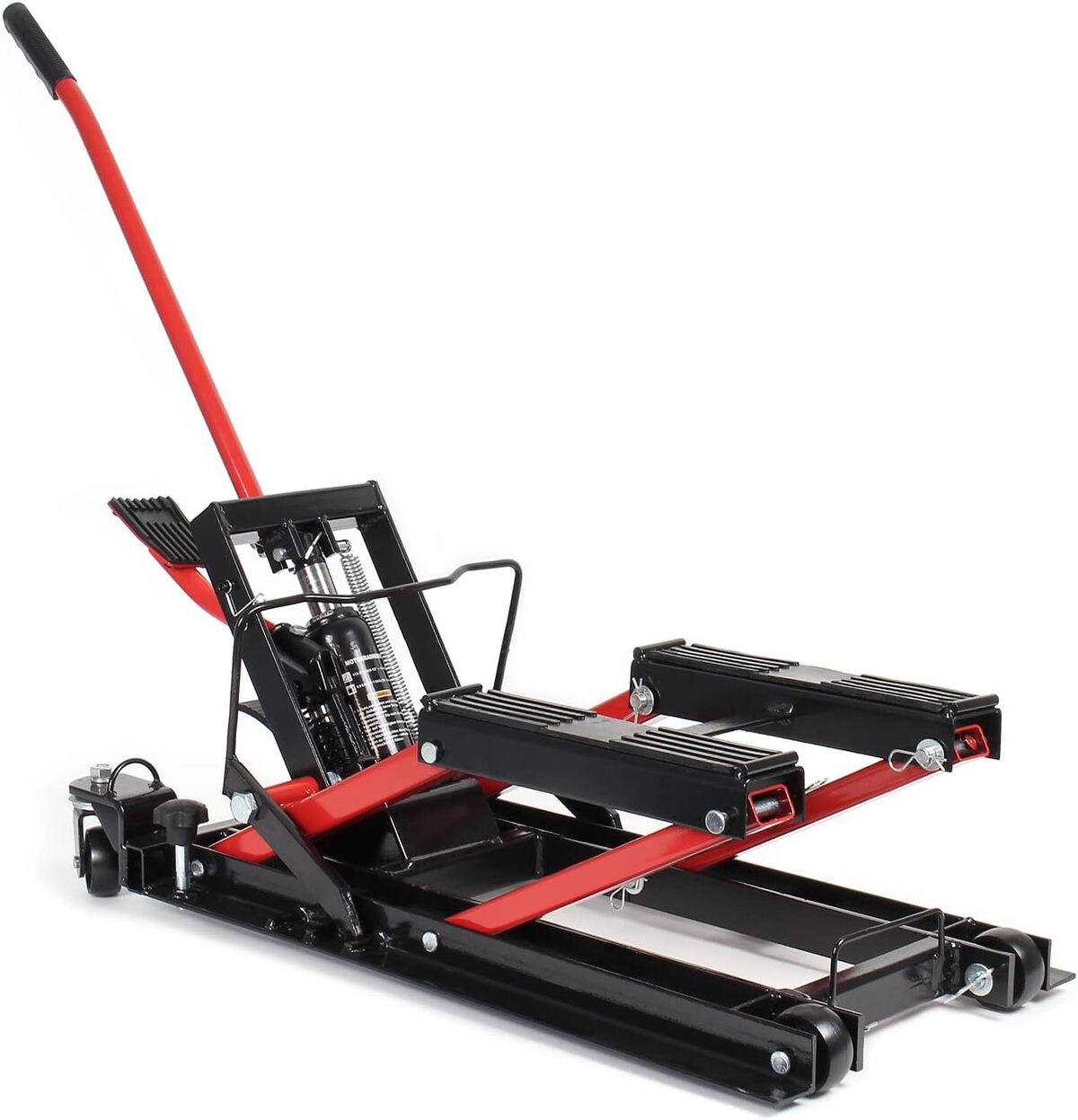 Test du pont élévateur XPOtool 680kg : levage optimisé pour motos et quads