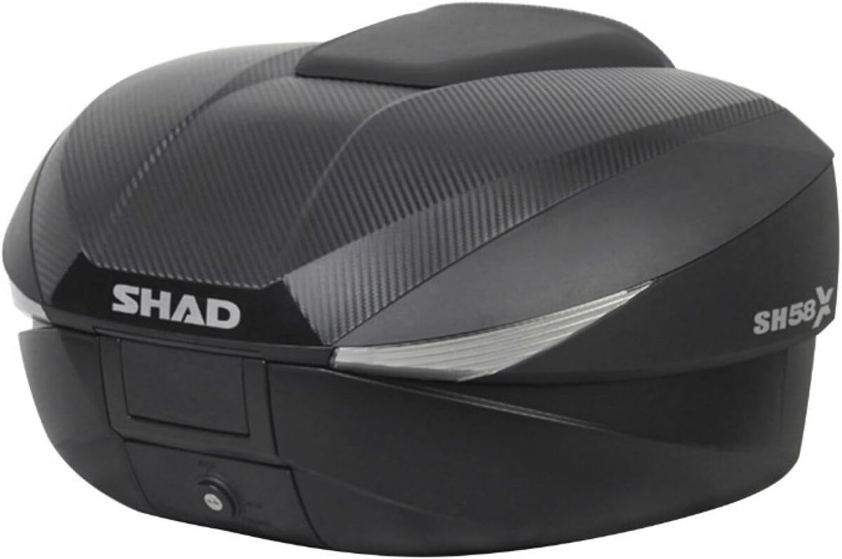 Test du top case SHAD SH58X : polyvalence et style en noir