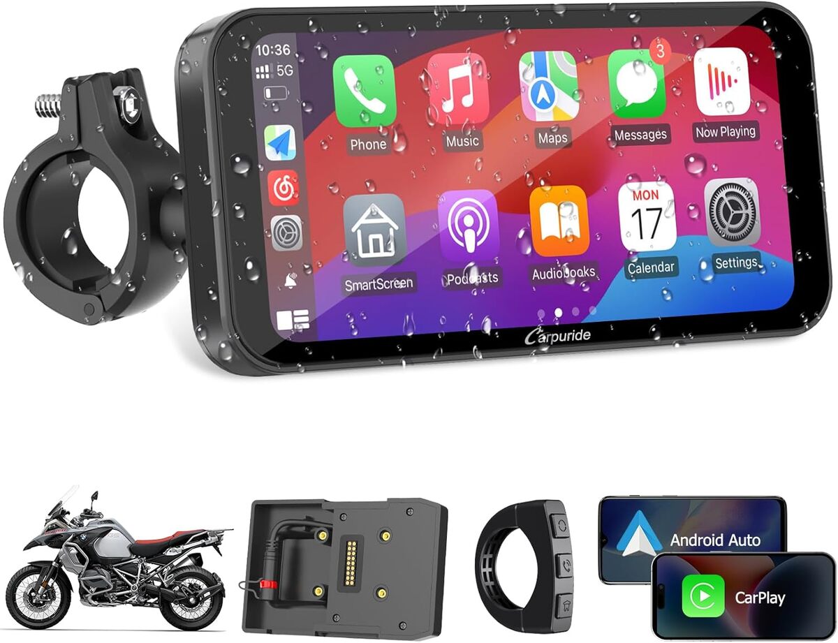 Test : écran Carplay Carpuride W603B pour moto
