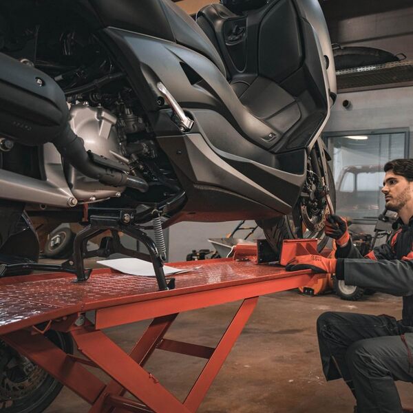 Autobest - Table de levage moto hydraulique - 365 kg