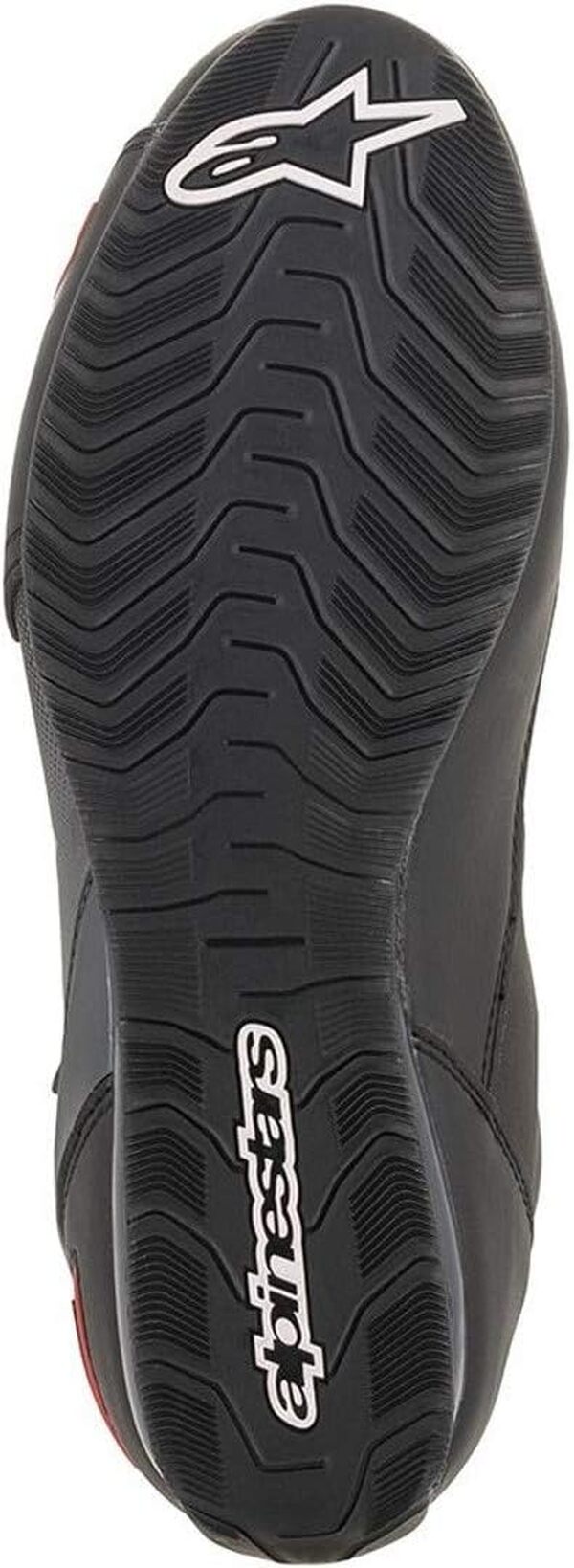 Alpinestars Bottes moto Faster-3 Drystar Shoes Black Gray Red, Noir/Gris/Rouge, 38