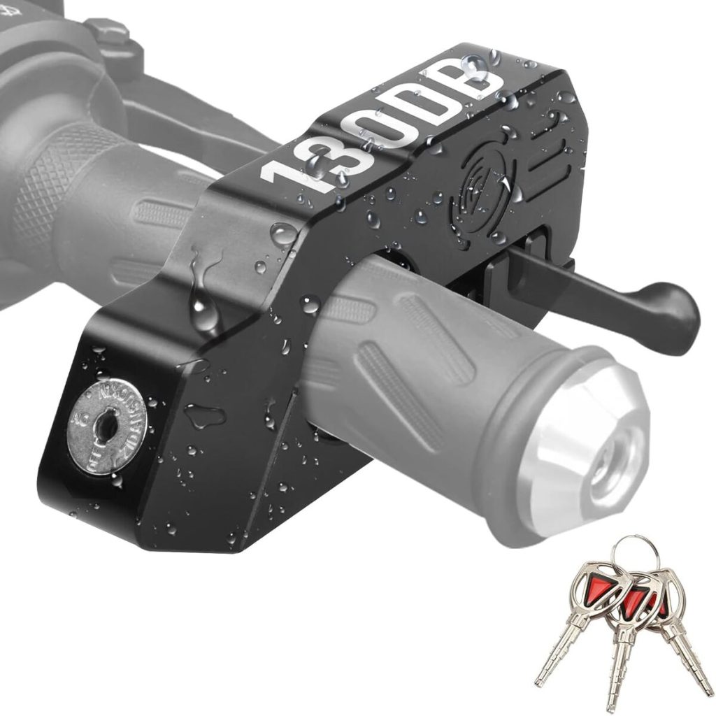 Test : antivol de frein moto - 130 dB et alliage aluminium