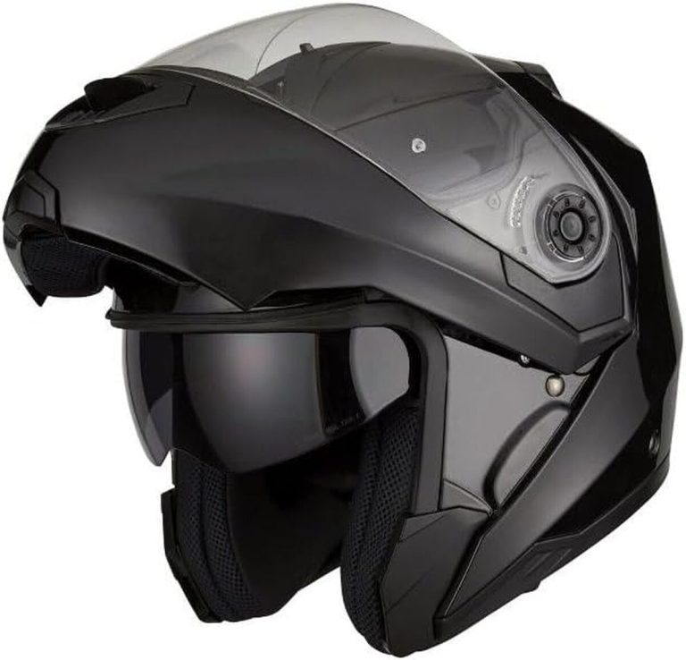 Casque Moto Eole Subtle Noir Mat Taille XS (53-54 Cm) - Homologué ECE 22.06, Coque ABS, Ventilation, Poids 1,82 Kg