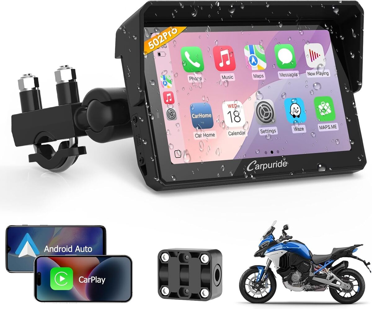 Test du GPS Carpuride W502PRO : navigation tout-terrain pour moto