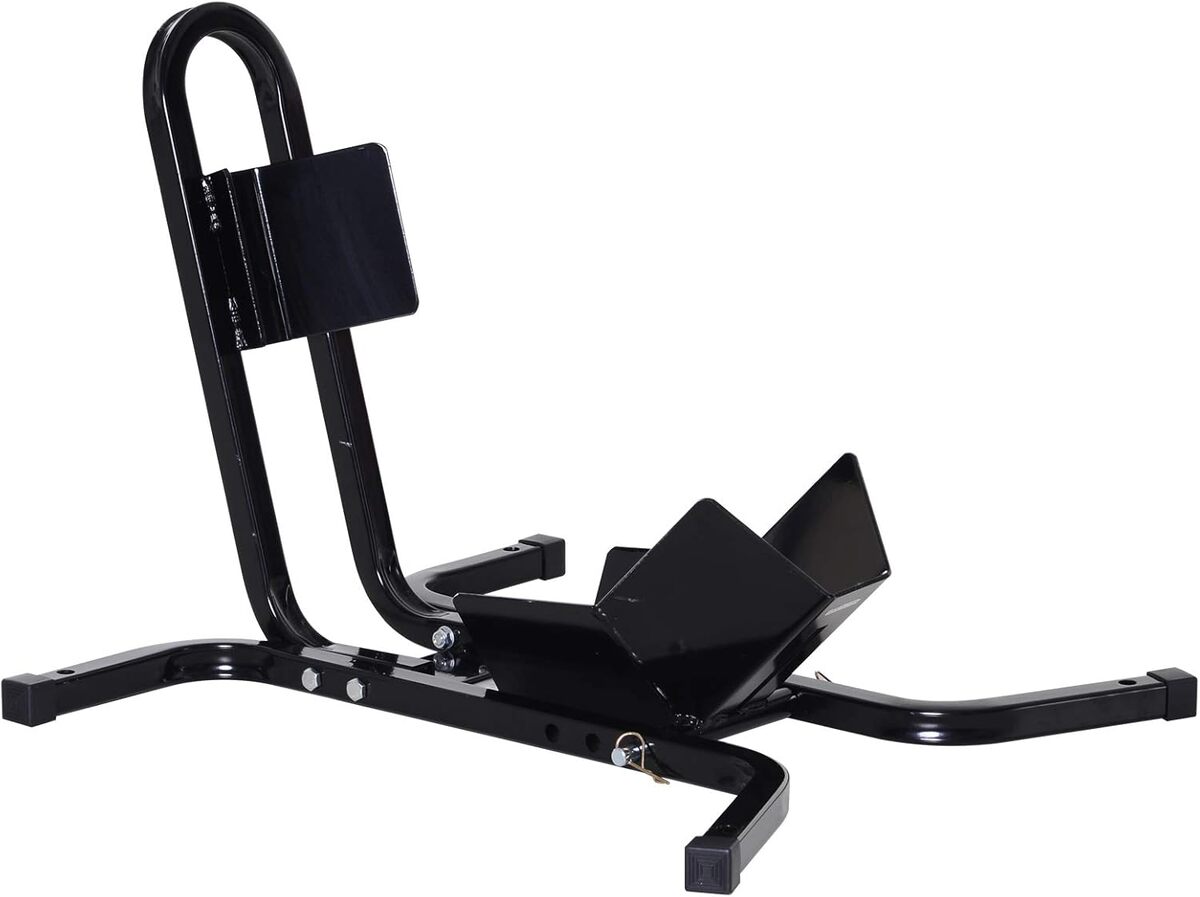 Test du lève moto HOMCOM : support de roue 17 à 21 pouces en métal noir