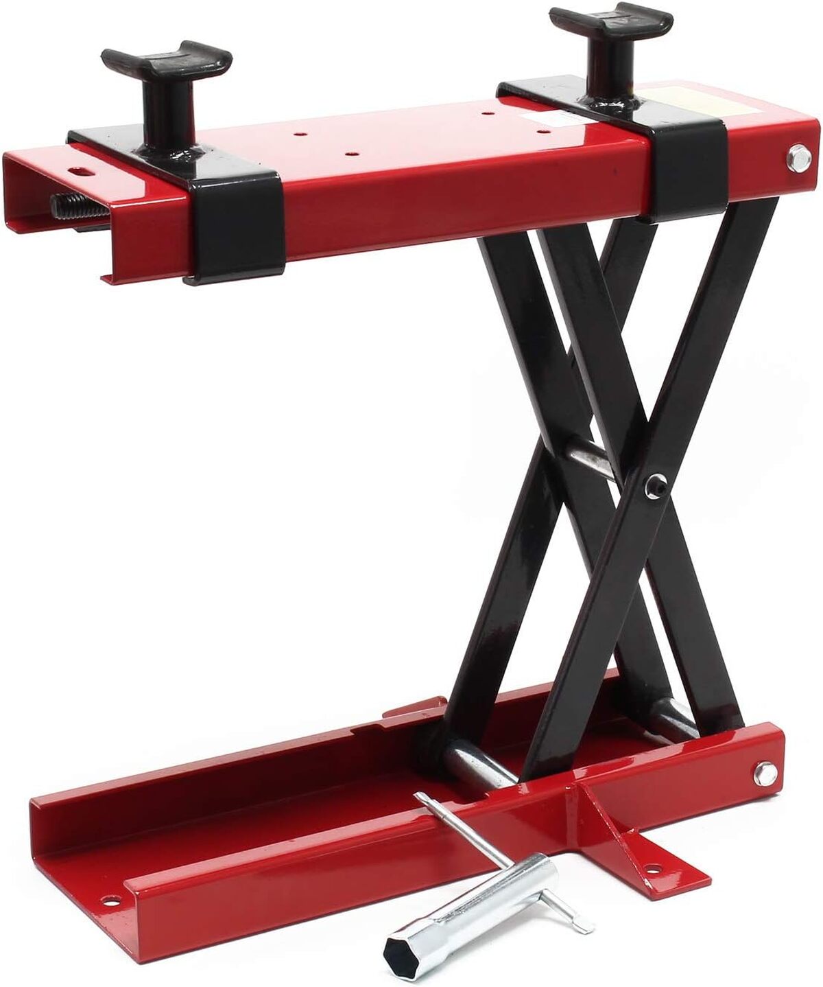 Test du pont élévateur WilTec : support moto jusqu'à 500 kg