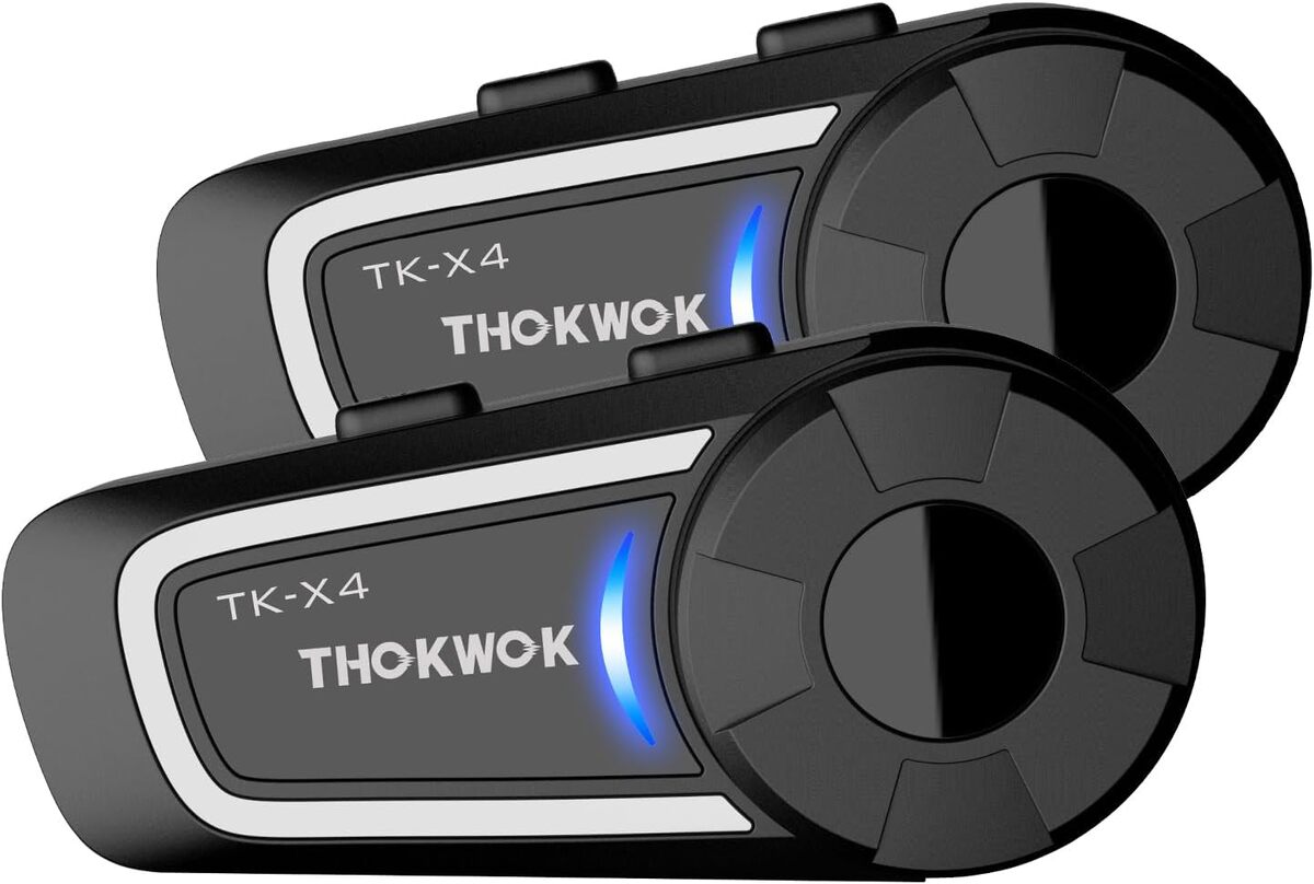 Test intercom THOKWOK TK-X4 : duo Bluetooth Hi-FI pour motards