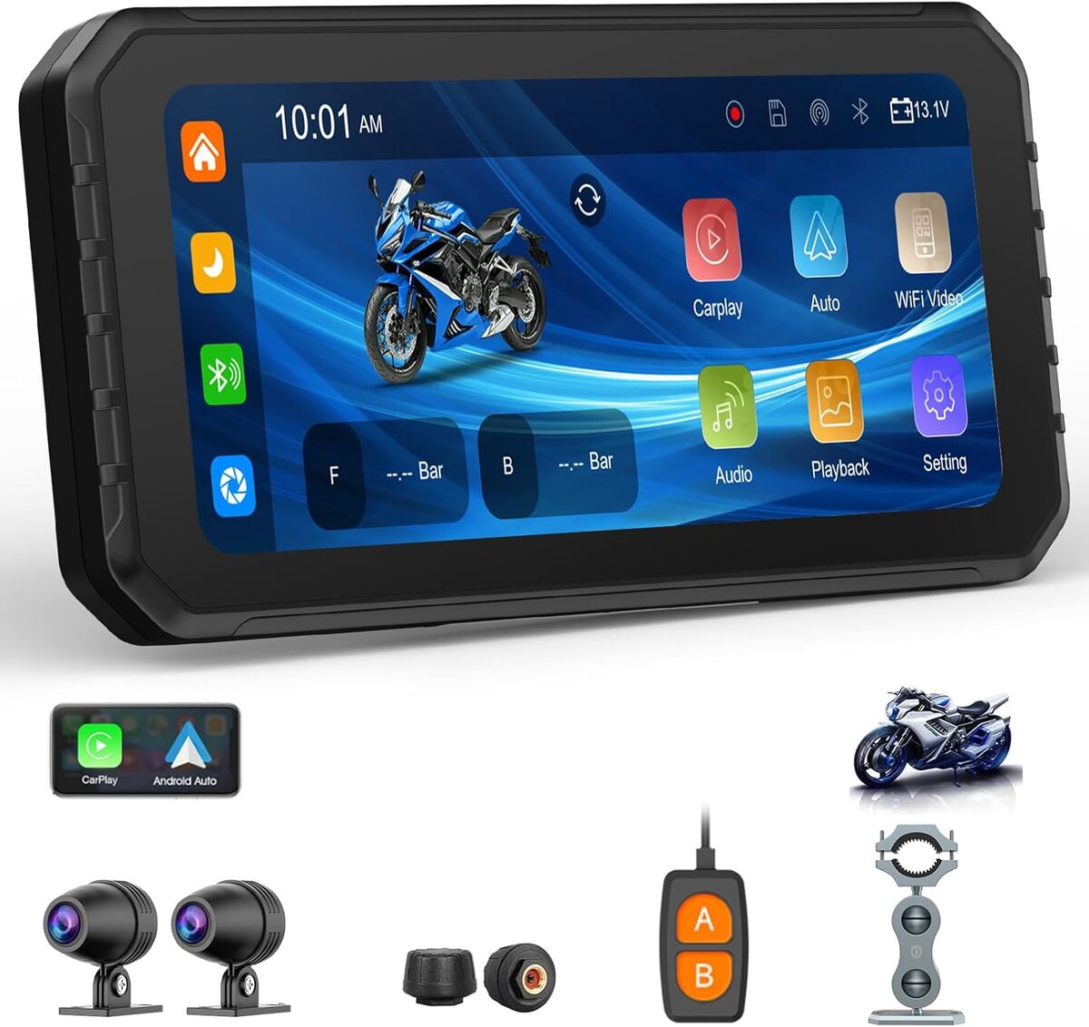 Test : spedal Écran CarPlay moto 6, 25” avec caméras et TPMS