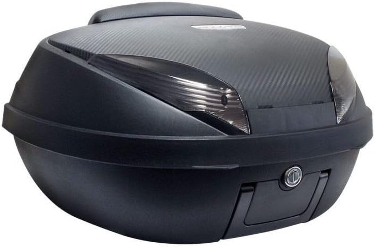 Test du top case 52L Noir M / Carbone KS52N2 : efficacité et design