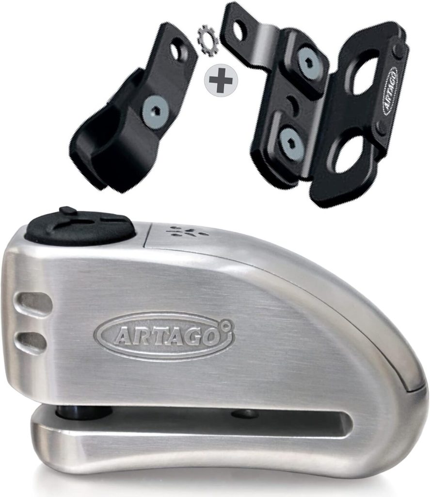 Test : antivol Artago 32S4 avec alarme pour Honda CRF 1000L