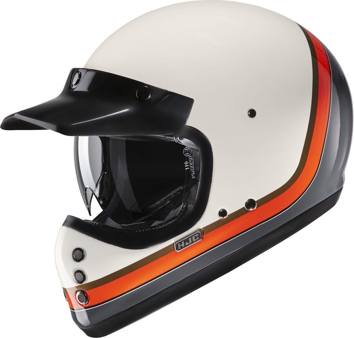 Test casque moto HJC V60 SCOBY MC7 XS