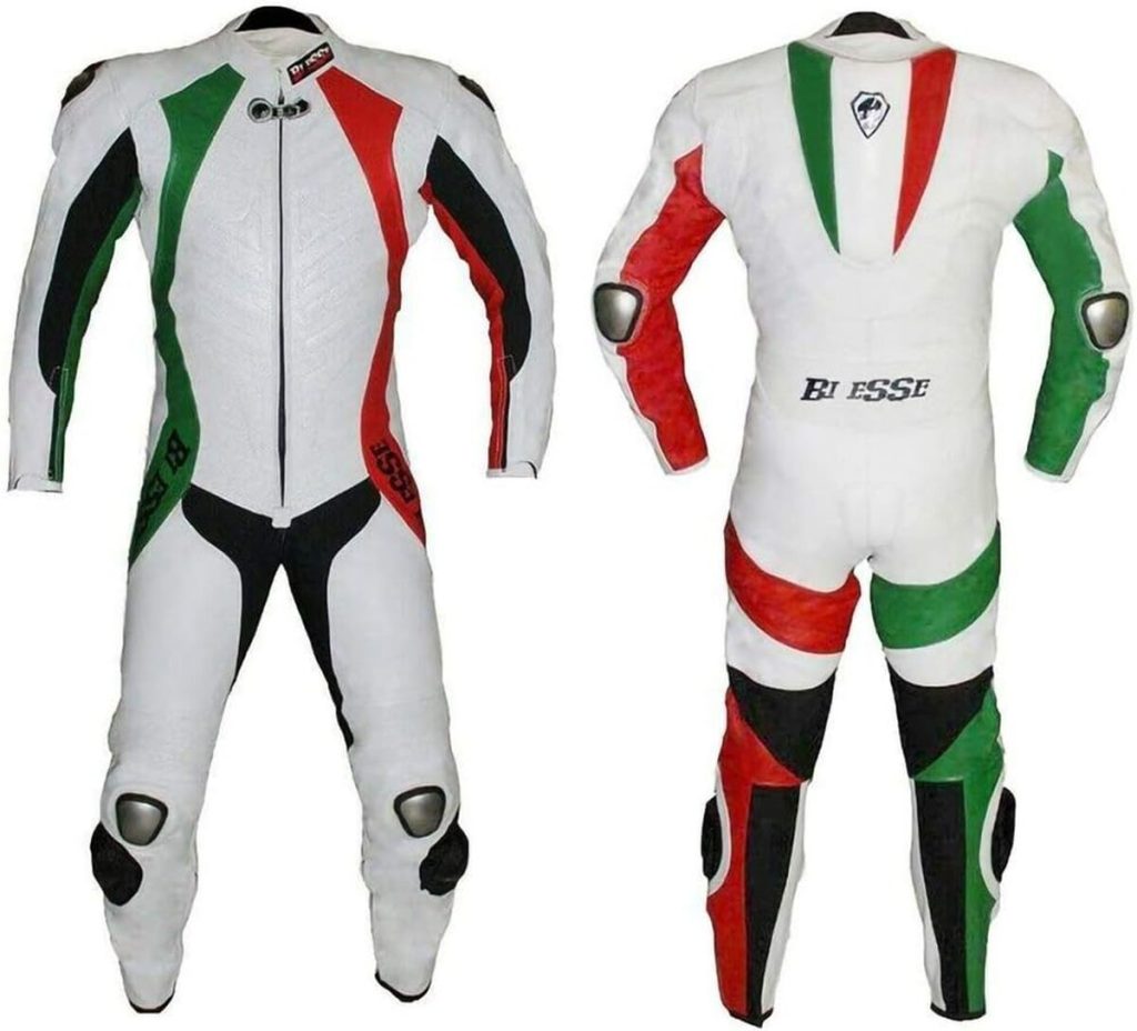 Test : combinaison moto cuir BI ESSE Tricolore