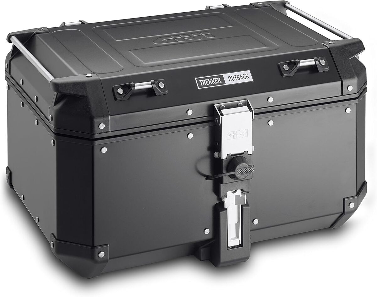 Test du top case GIVI Trekker Outback 58 zwart/silber