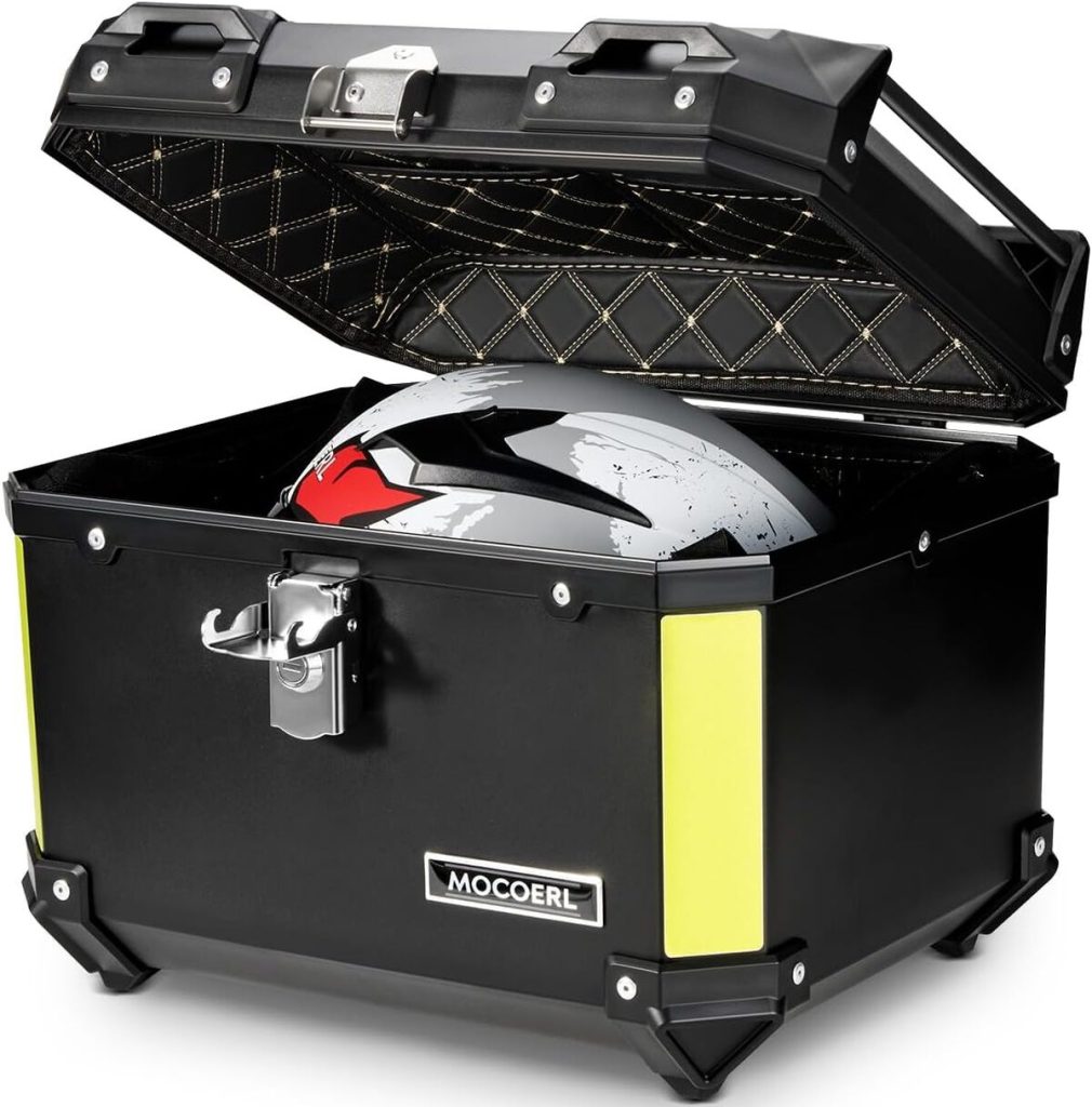 Test du top case MOCERL : grande capacité 45 l pour moto