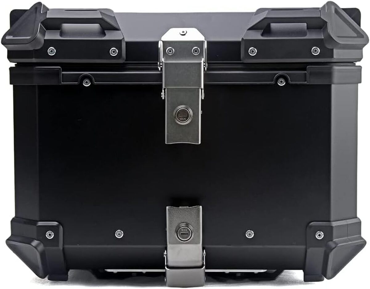 Test du top case moto design en aluminium : grande capacité et étanchéité