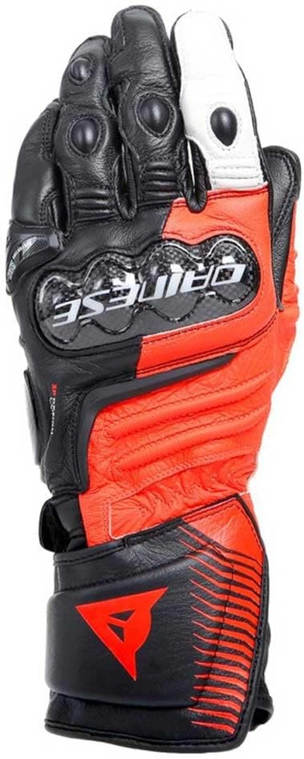 Test des gants moto Dainese Carbon 4 Long : protection en carbone