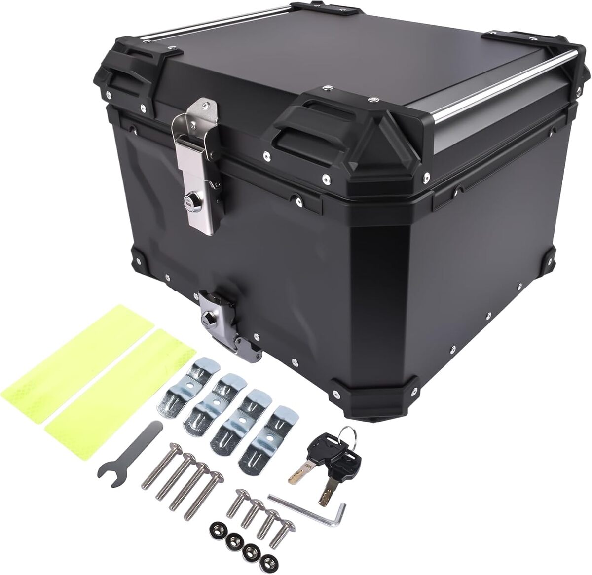 Test du top case moto Bisenya 55L : bagages étanches avec serrure sécurisée