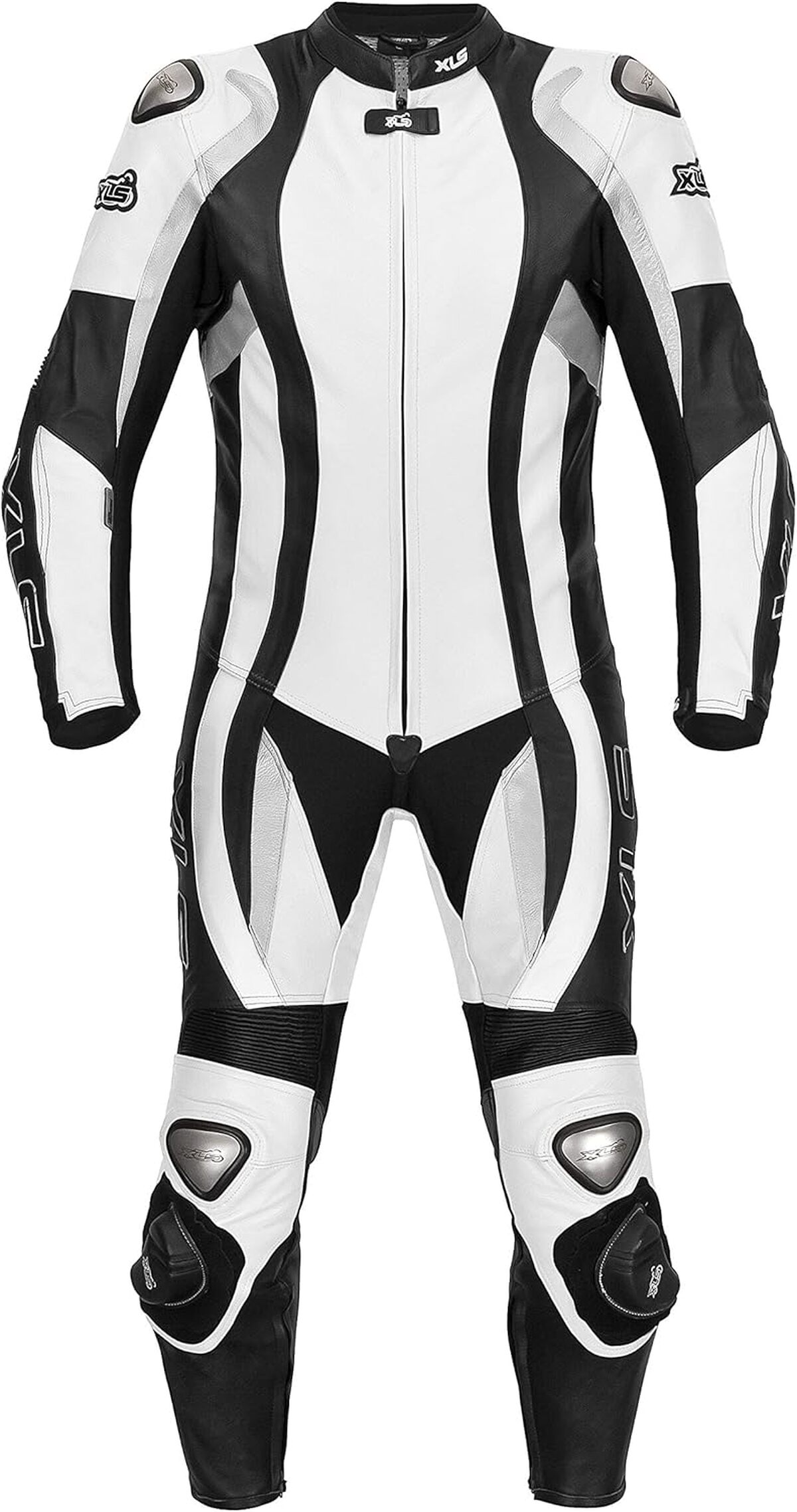 Test de la combinaison 1 pièce en cuir XLS noir/blanc