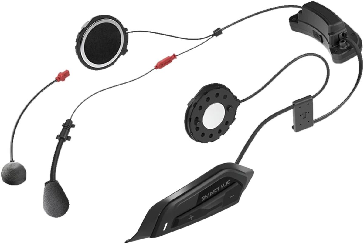 Test de l'intercom moto HJC Smart 21B mat black