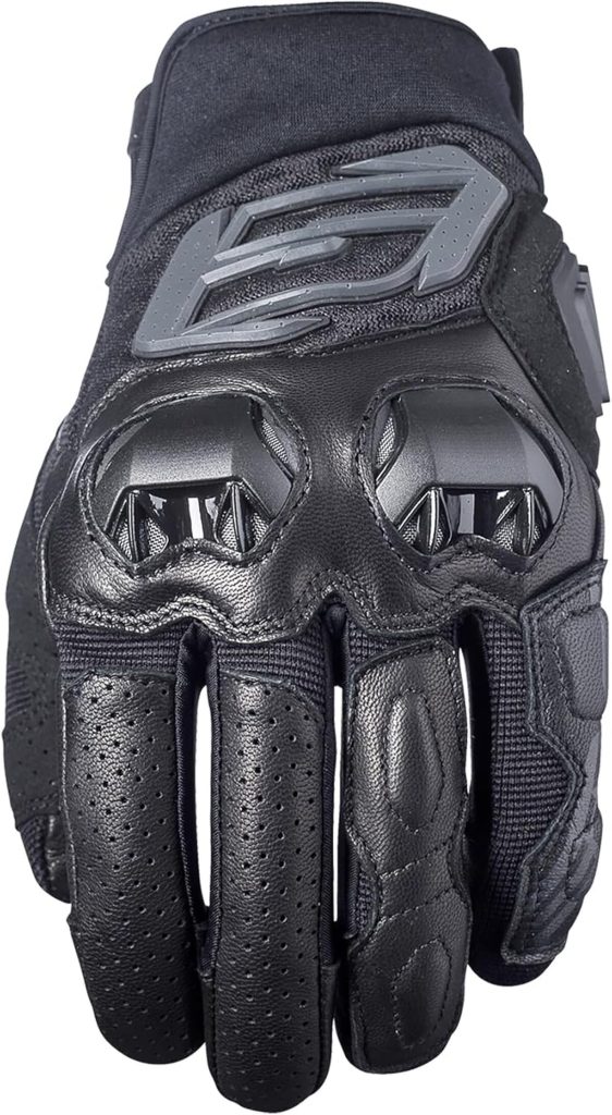Test des gants de moto sport courts FIVE SF3 noir XL : protection et ventilation