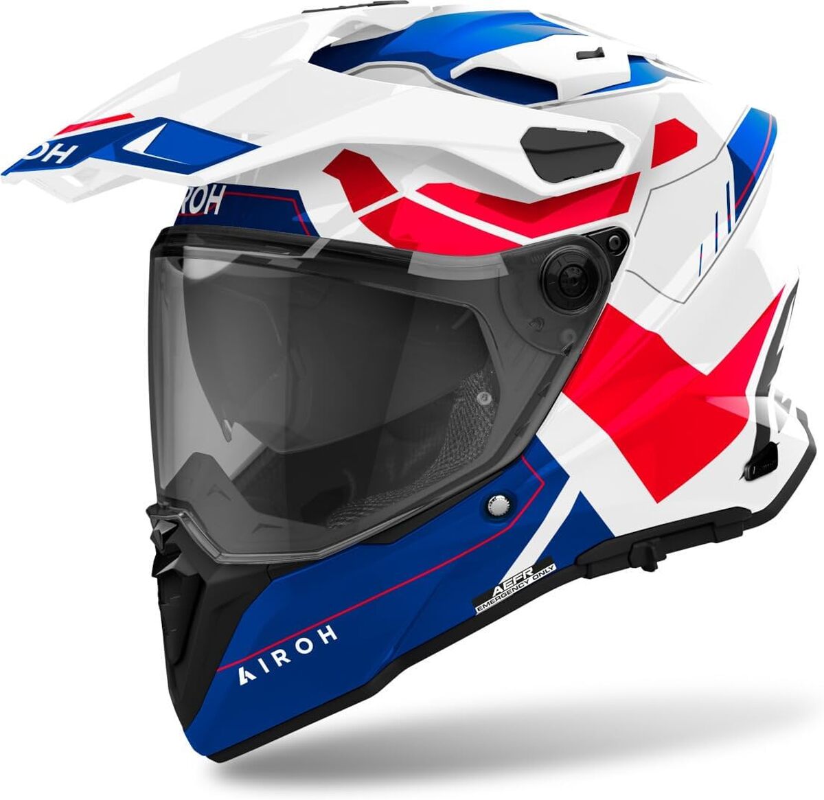 Test du casque AIROH Commander 2 Reveal blue/red gloss M