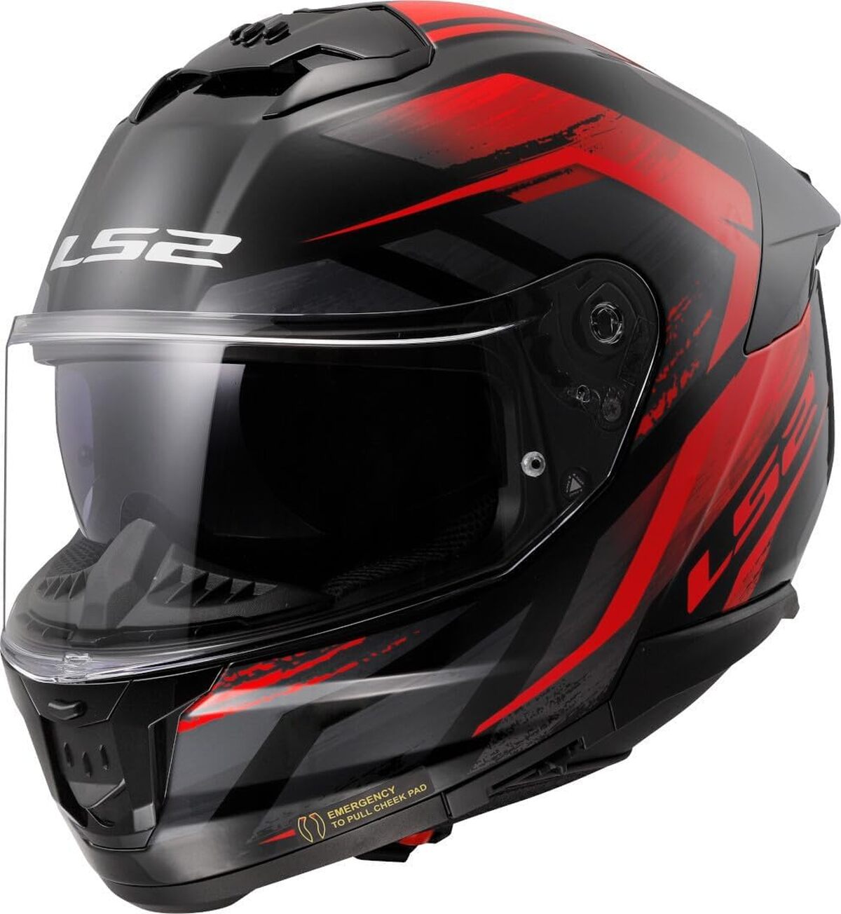 Test du casque moto LS2 Stream II Fury Gloss Black Red