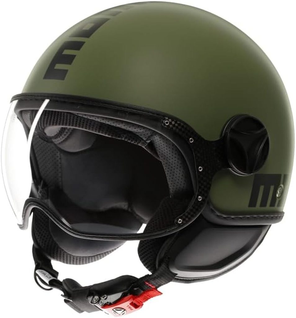 Test : casque jet MOMODESIGN FGTR Classic E2206 matt military green/black