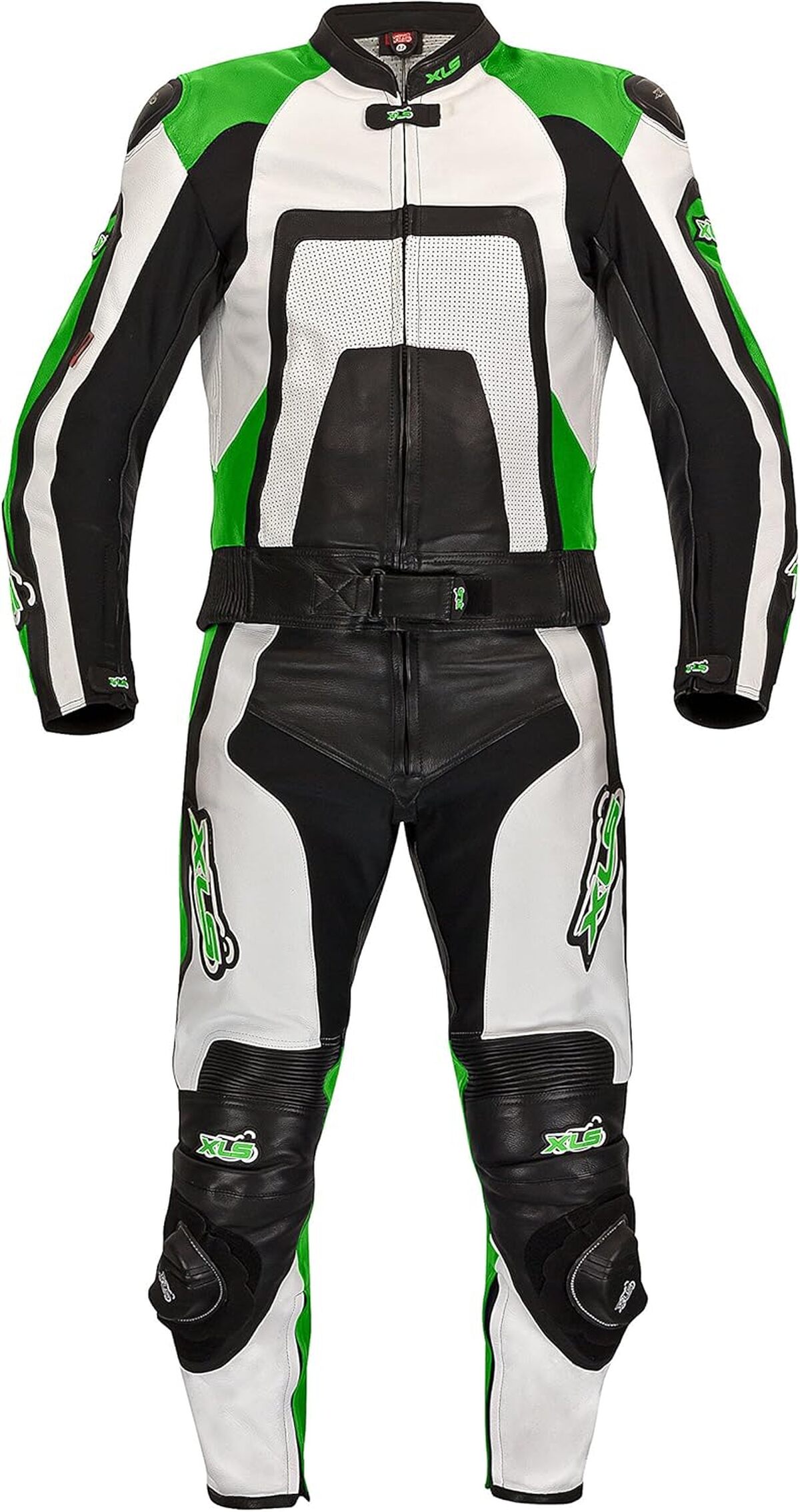 Test : combi Kawasaki XLS 2 pièces en cuir vert