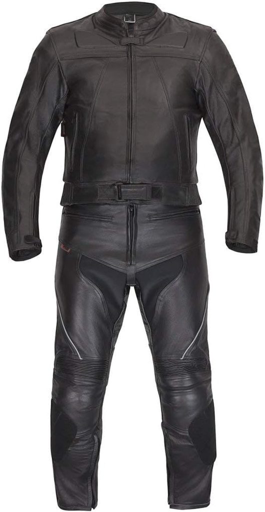 Test : combinaison de moto XLS en cuir véritable, taille 50, homme