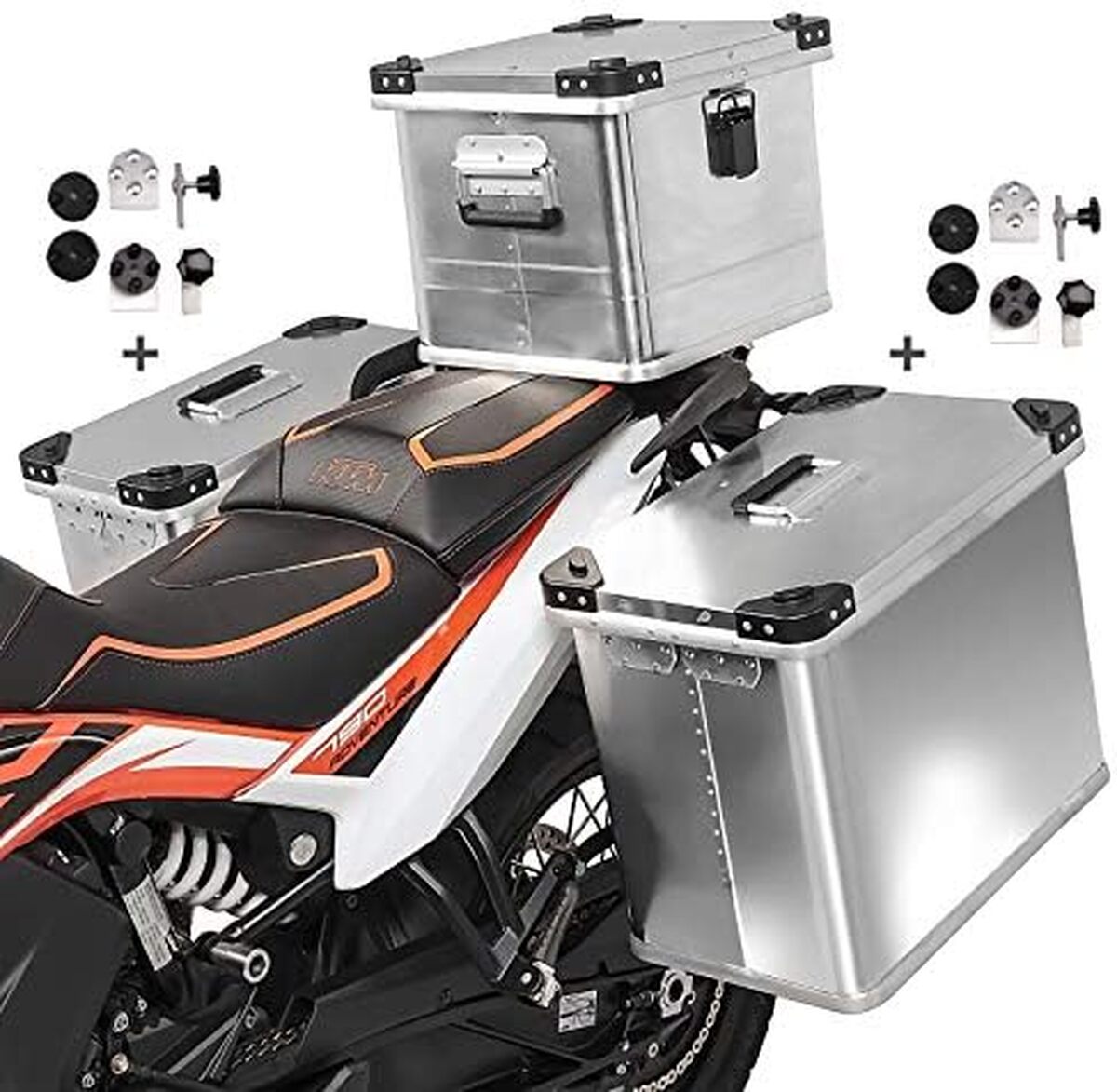 Test des valises latérales et topcase pour Triumph Tiger 1050 / 955i