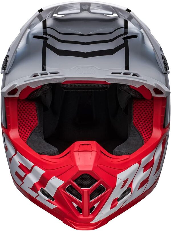 BELL Moto-9S Flex Casques (Sprint mat/Rouge brillant/Blanc - XL)