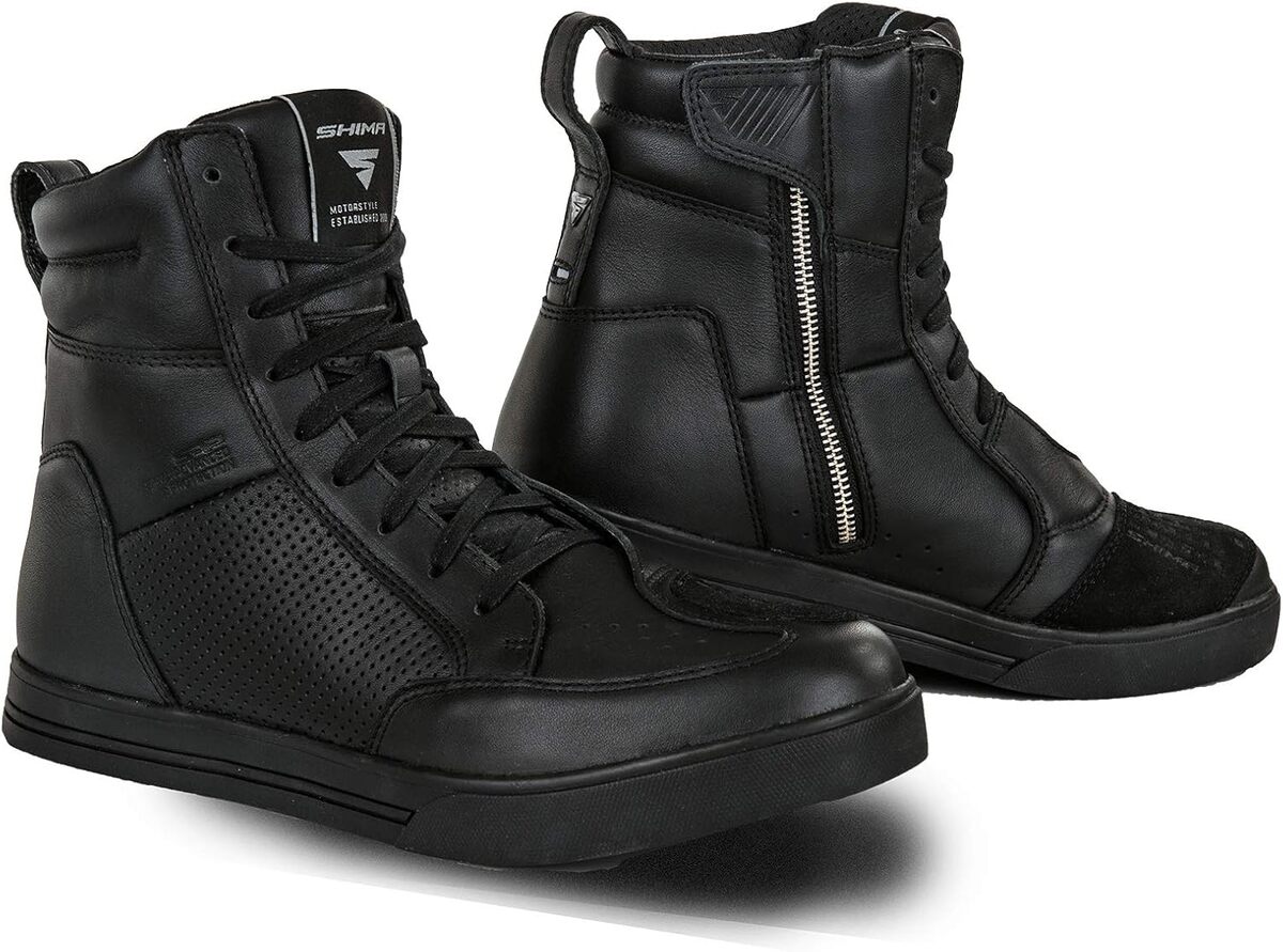 Test des bottes moto Shima Blake : cuir, solidité et confort
