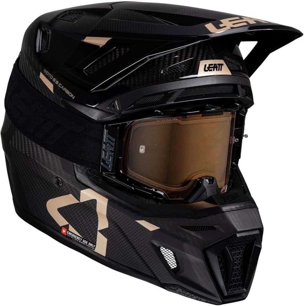 Test du casque Leatt 9.5 Carbon avec lunette incluse