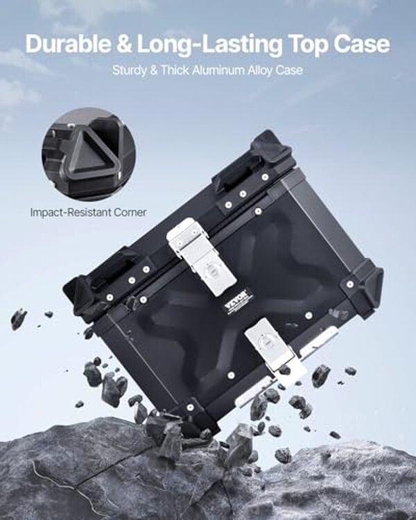 Découvrez notre analyse détaillée de la valise VEVOR 55 L pour moto : robustesse, étanchéité et sécurité éprouvées pour vos trajets en deux-roues.