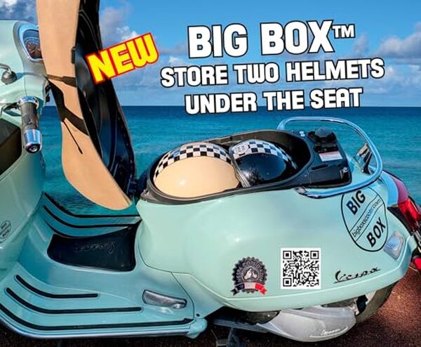 Découvrez notre test complet du top case BIG Box 22 L pour Vespa GTS : caractéristiques, avantages et avis d'utilisateur pour ce rangement pratique